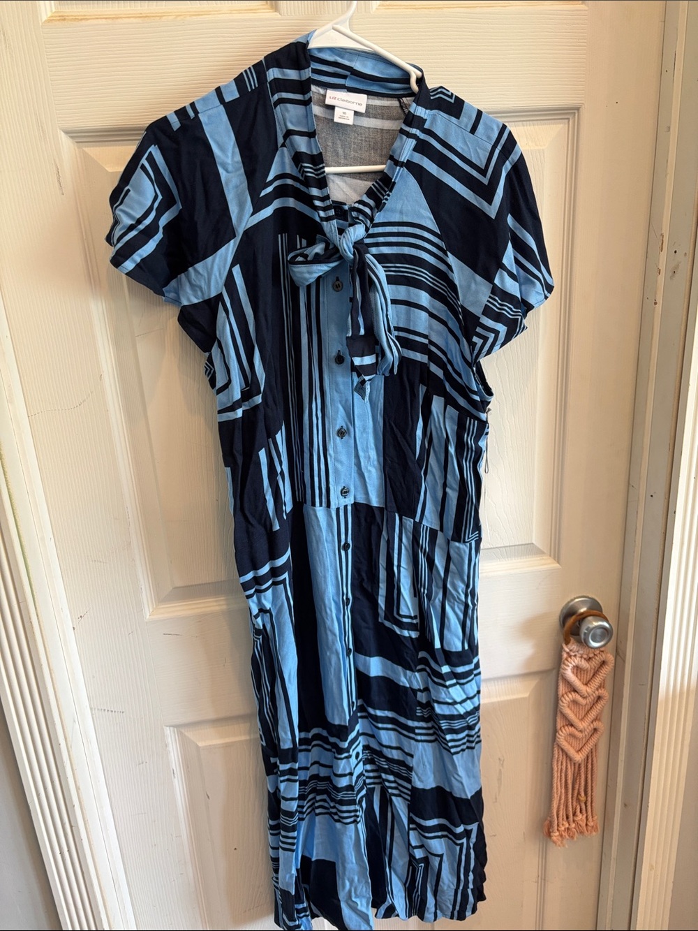 Liz Claiborne Tie Neck Dress NWT